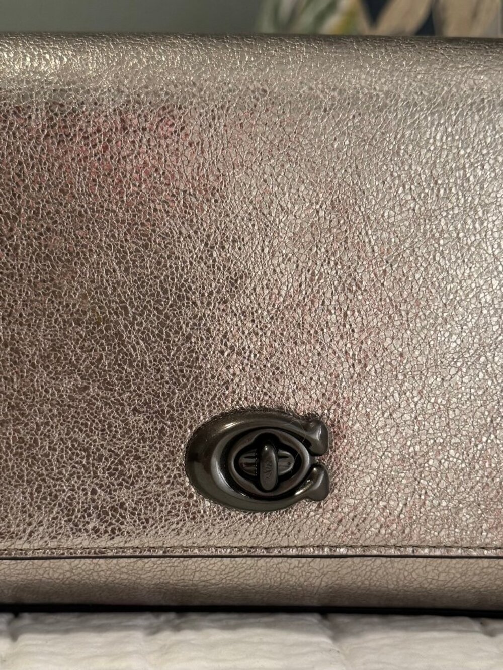 NWT Coach Small Alexa Turnlock Clutch